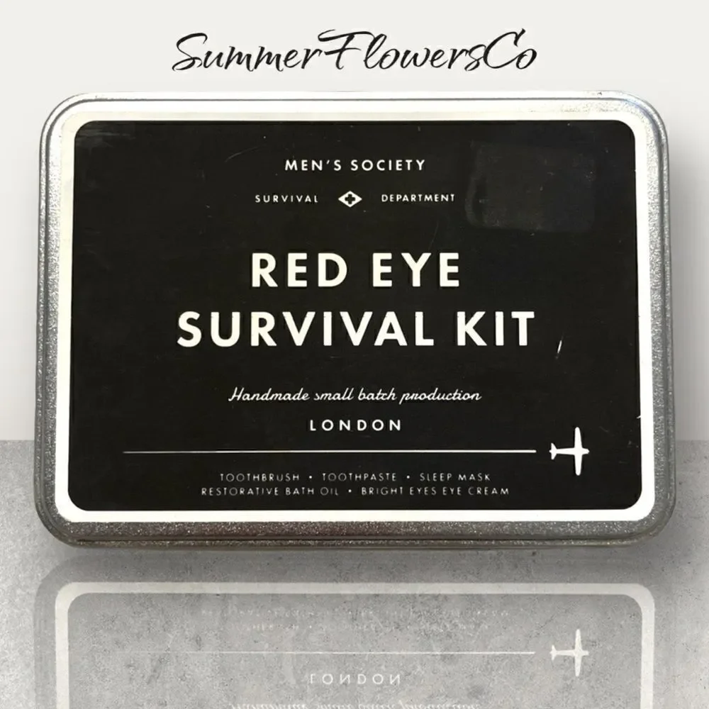 Men’s Society Red Eye Survival Travel Kit
